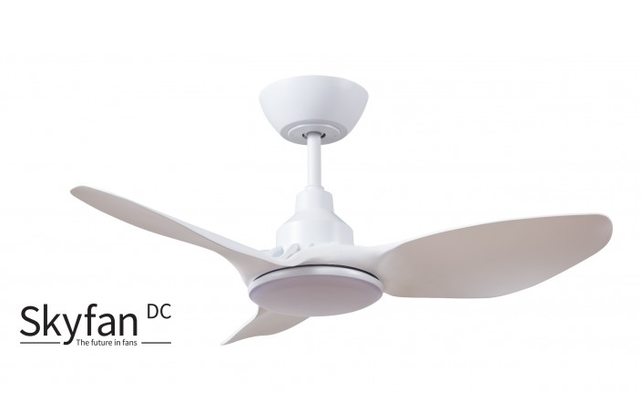 SKYFAN DC 36" with Remote and Light. White or Black